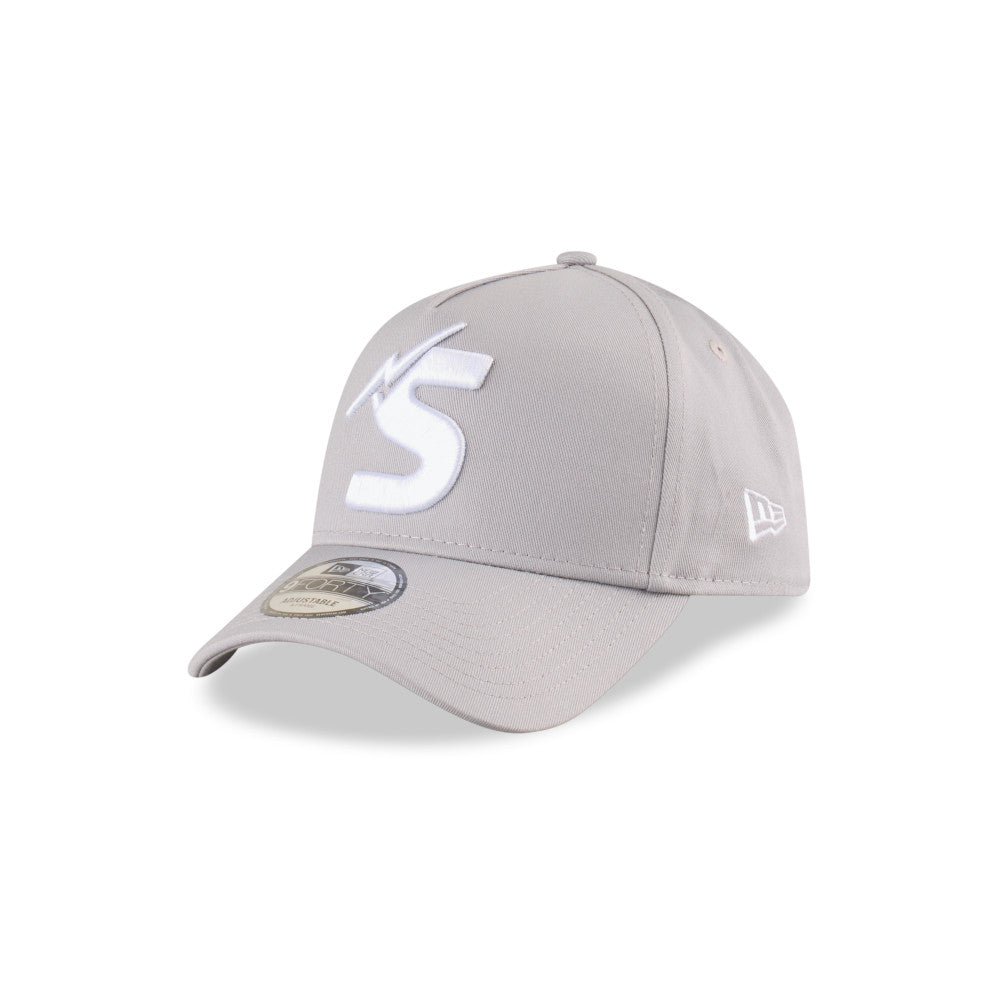 Melbourne Storm Hat - 2025 Grey White 9Forty A-Frame NRL Snapback Cap - New Era